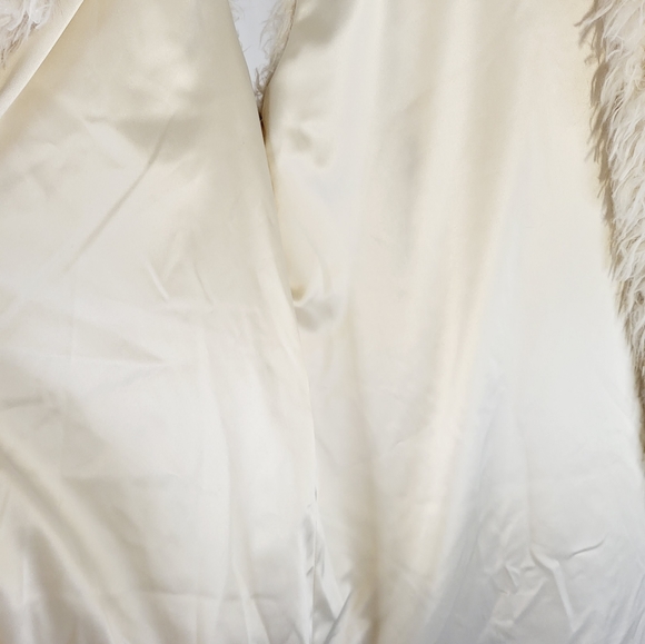TART COLLECTION Faux Fur Vest Cream Medium M - Picture 10 of 10